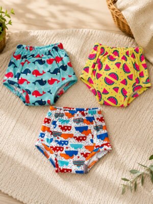 Pack of 3 | Training Pants| Reusable Cloth Diapers