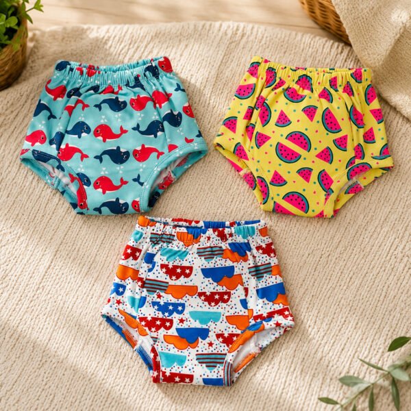 Pack of 3 | Training Pants| Reusable Cloth Diapers