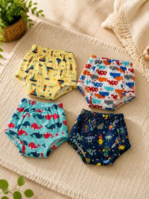 Pack of 4 | Training Pants | Reusable Cloth Diapers