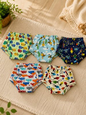 Pack of 5 | Training Pants | Reusable Cloth Diapers