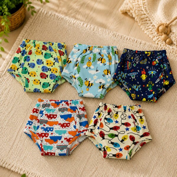 Pack of 5 | Training Pants | Reusable Cloth Diapers