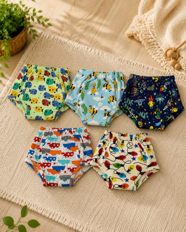 Pack of 5 | Training Pants | Reusable Cloth Diapers