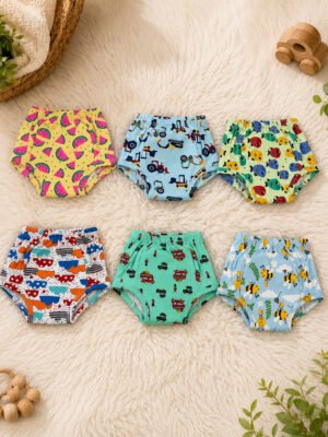 Pack of 6 | Training Pants | Reusable Cloth Diapers