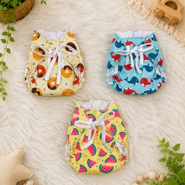 Pack of 3 | Langot - Padded Nappies
