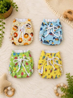 Pack of 4 | Langot - Padded Nappies