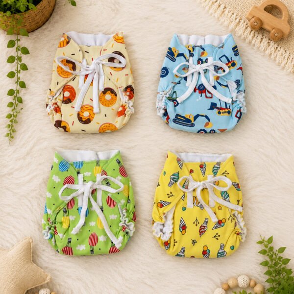 Pack of 4 | Langot - Padded Nappies