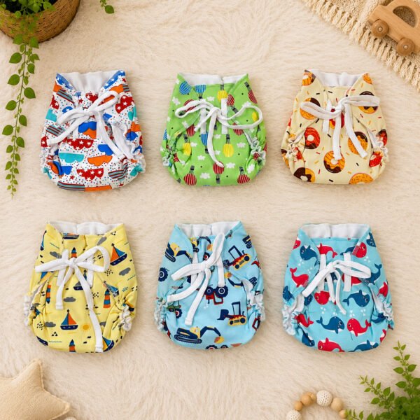 Pack of 6 | Langot - Padded Nappies