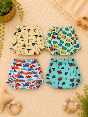 Pack of 4 | Training Snug Pants | Reusable Cloth Diapers