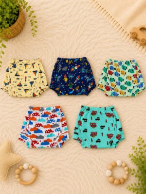 Pack of 5 | Training Snug Pants | Reusable Cloth Diapers