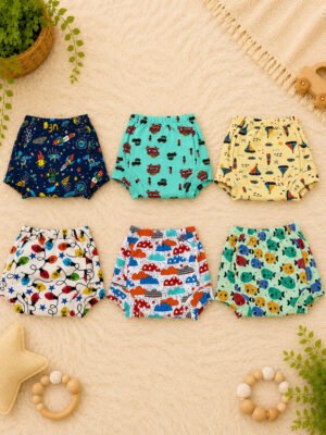 Pack of 6 | Training Snug Pants | Reusable Cloth Diapers