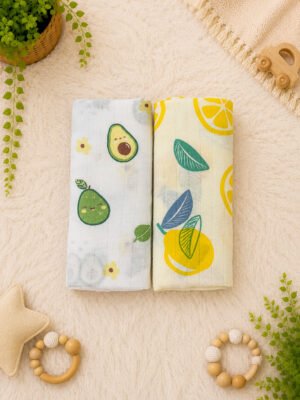 Pack of 2 | Muslin Towel | 100% Pure Cotton