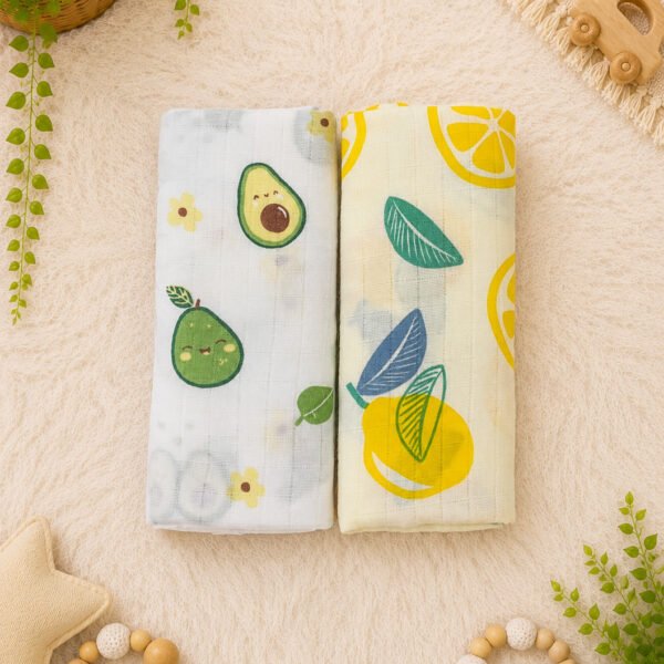 Pack of 2 | Muslin Towel | 100% Pure Cotton