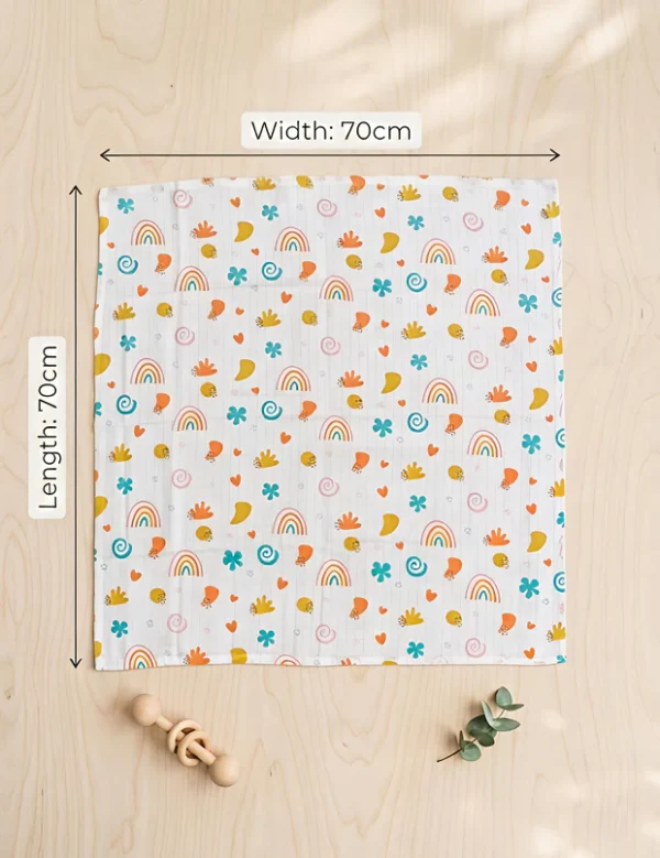 Pack of 2 | Muslin Towel | 100% Pure Cotton
